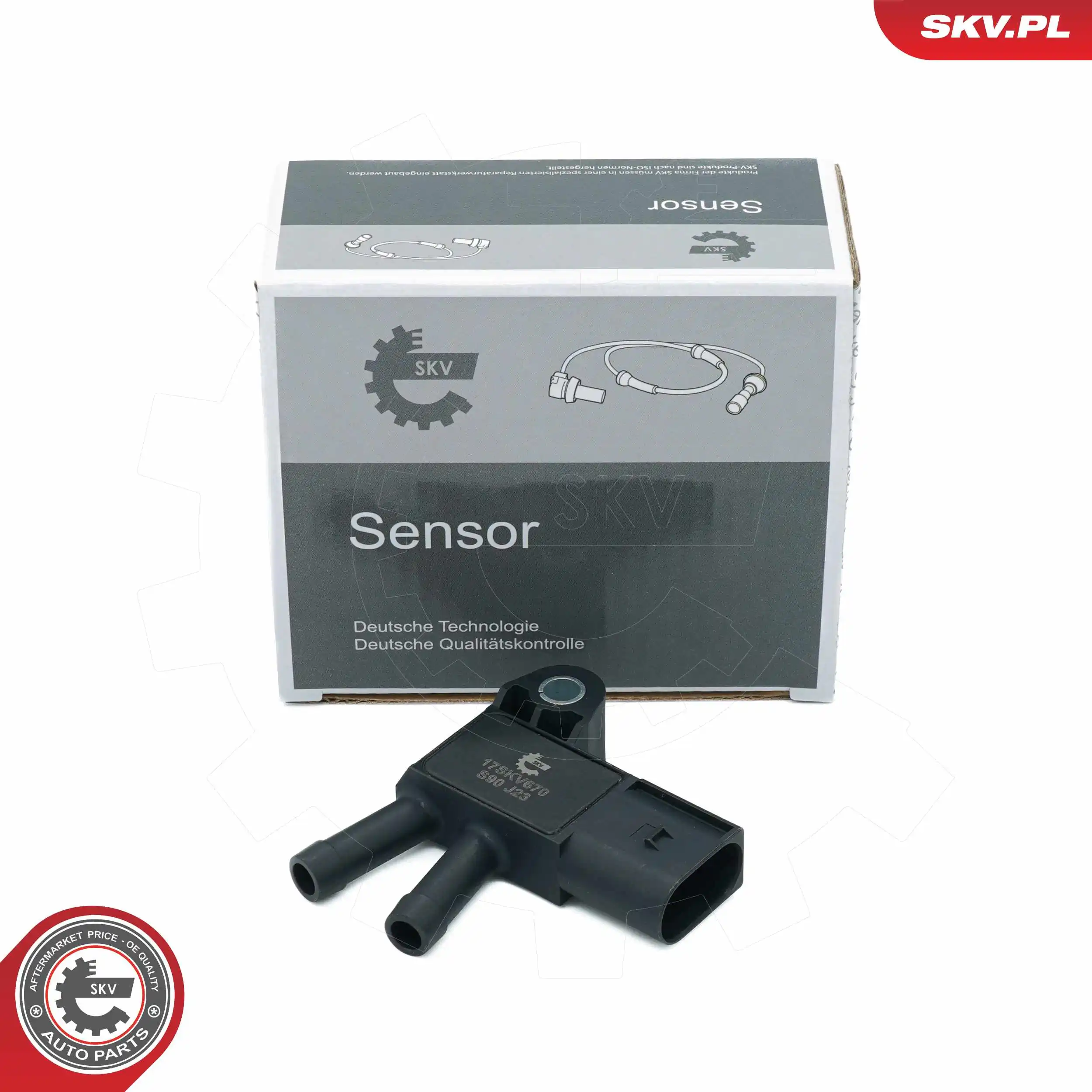 Sensor, exhaust pressure